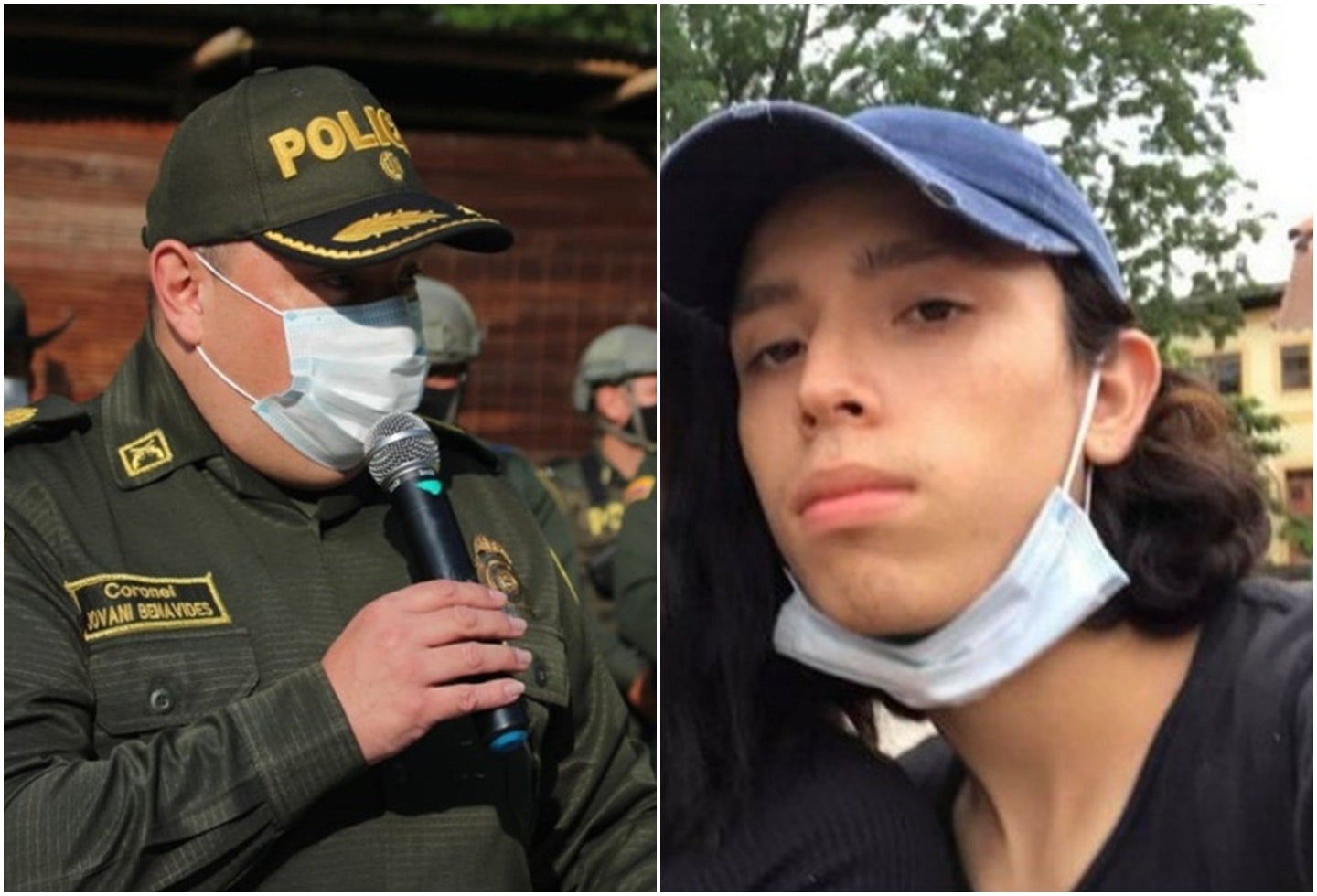 Joven asesinado y comandante