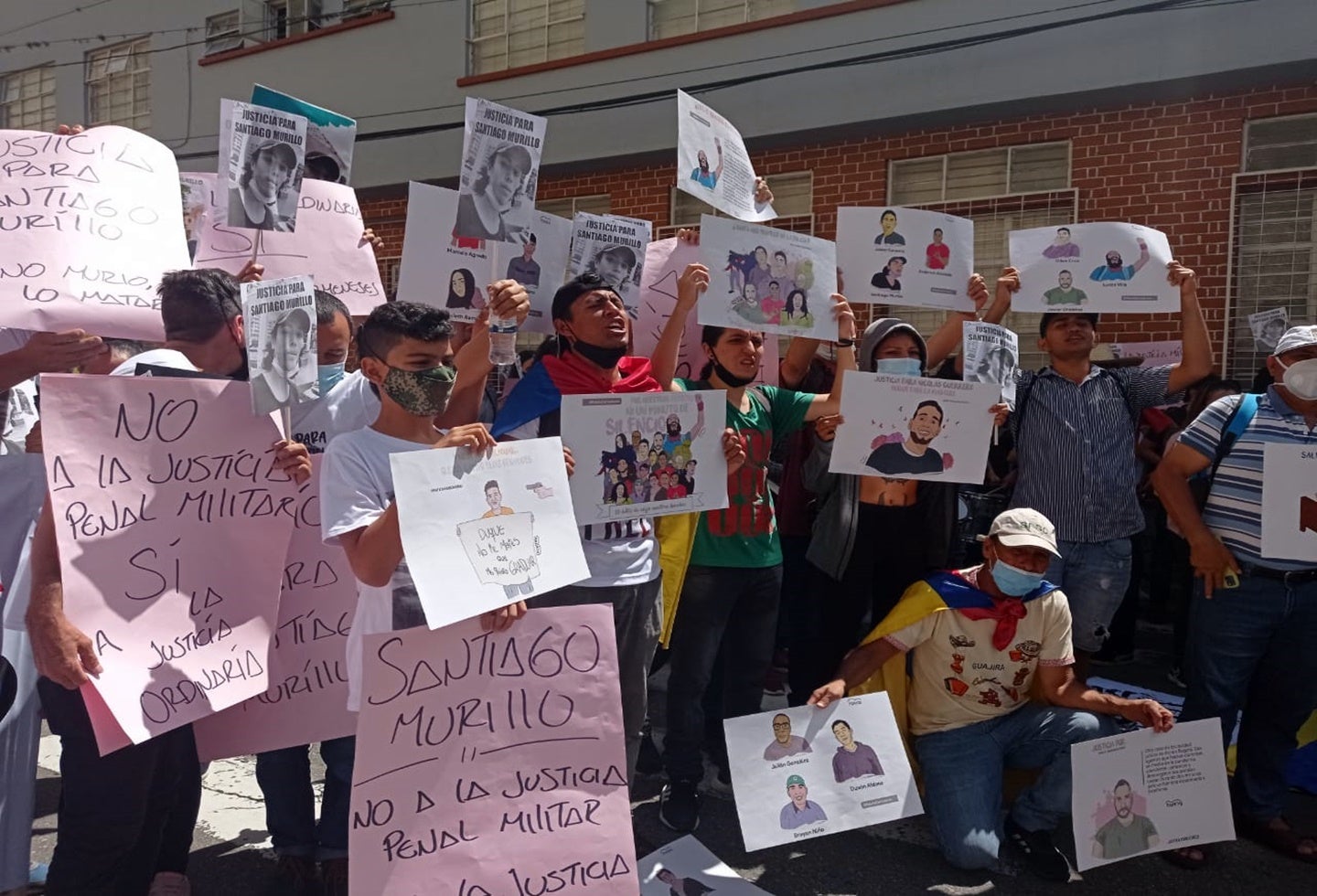 Marcha contra la justicia de Santiago Murillo