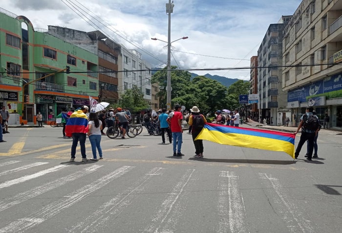 marcha estudiantes de la Universidad del Tolima mayo 10 de 2021