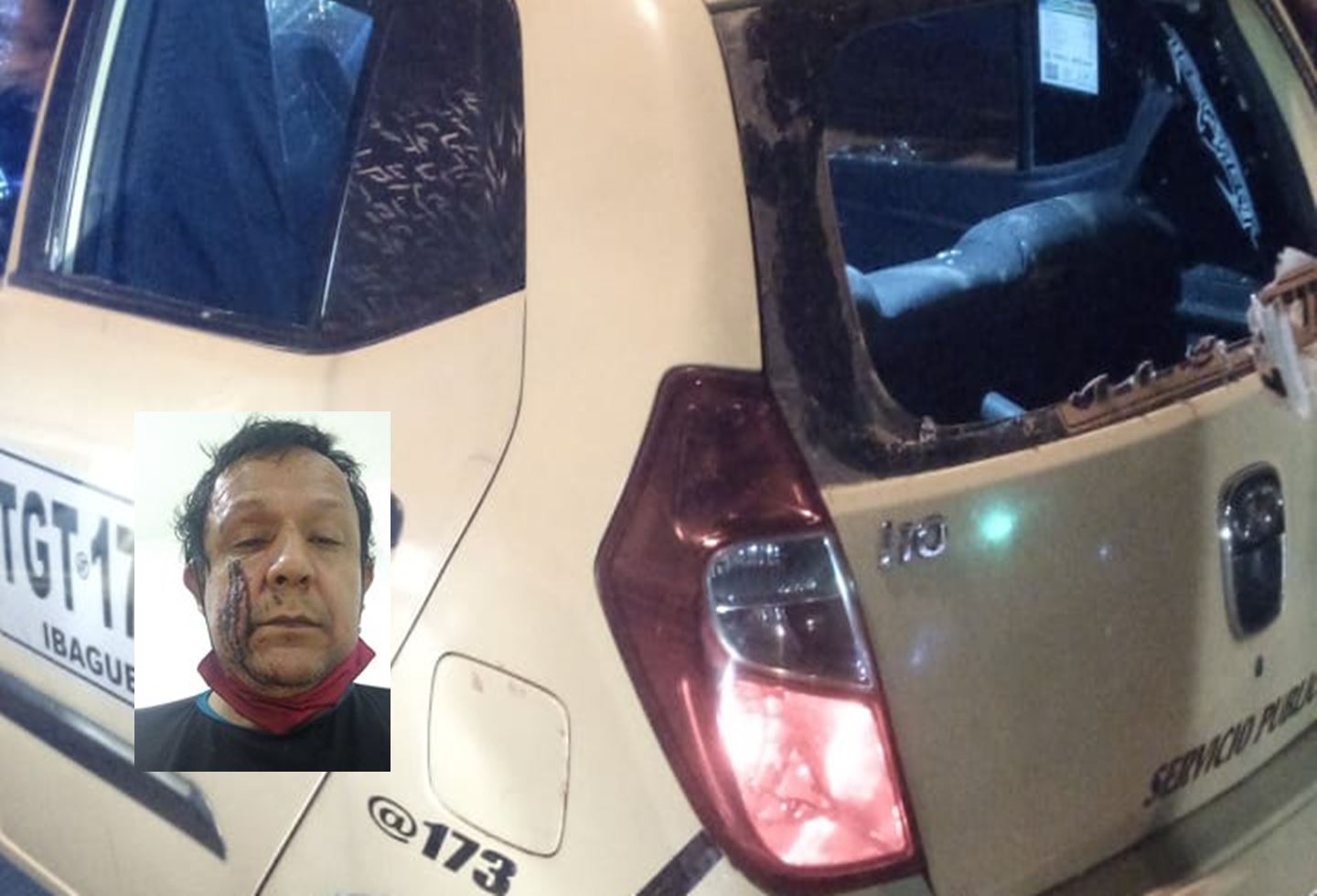 Atracaron a taxista, lo golpearon y destruyeron el automotor en el sector de La Gaviota