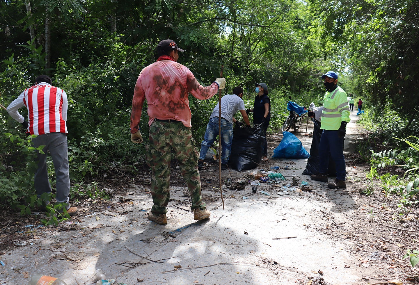 Voluntariado de limpieza y recolección de residuos