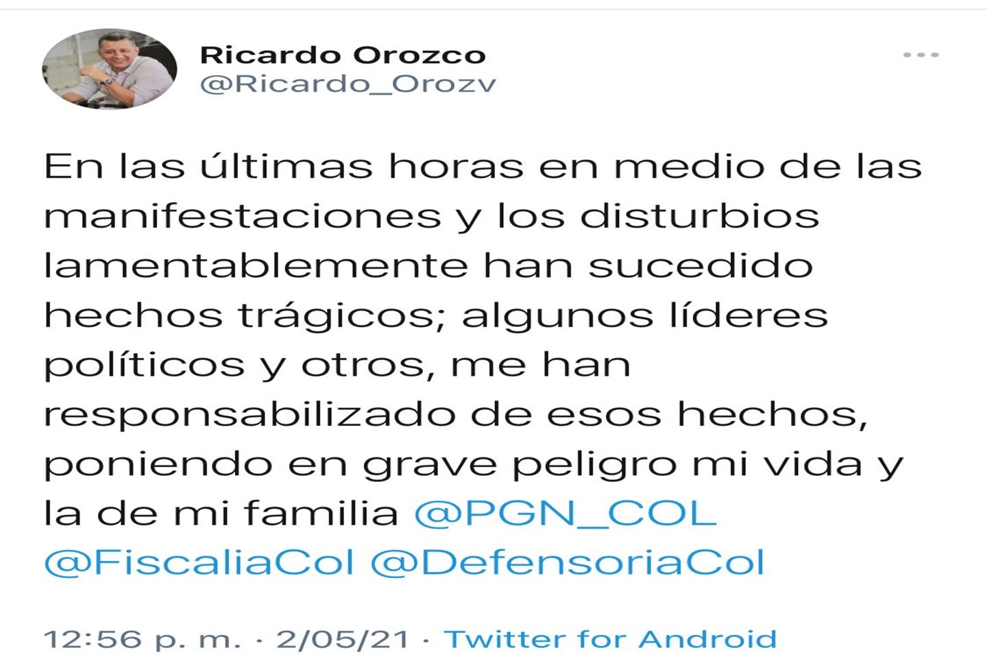 Gobernador del Tolima