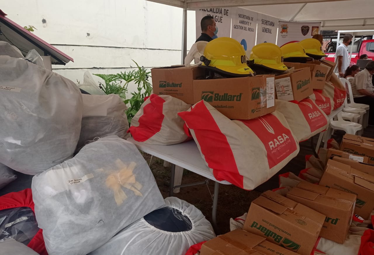 Dotación de bomberos