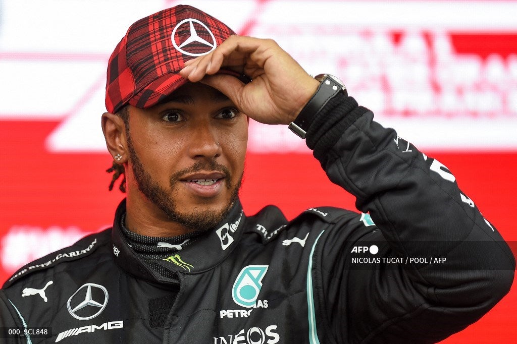 Lewis Hamilton, piloto inglés 2021