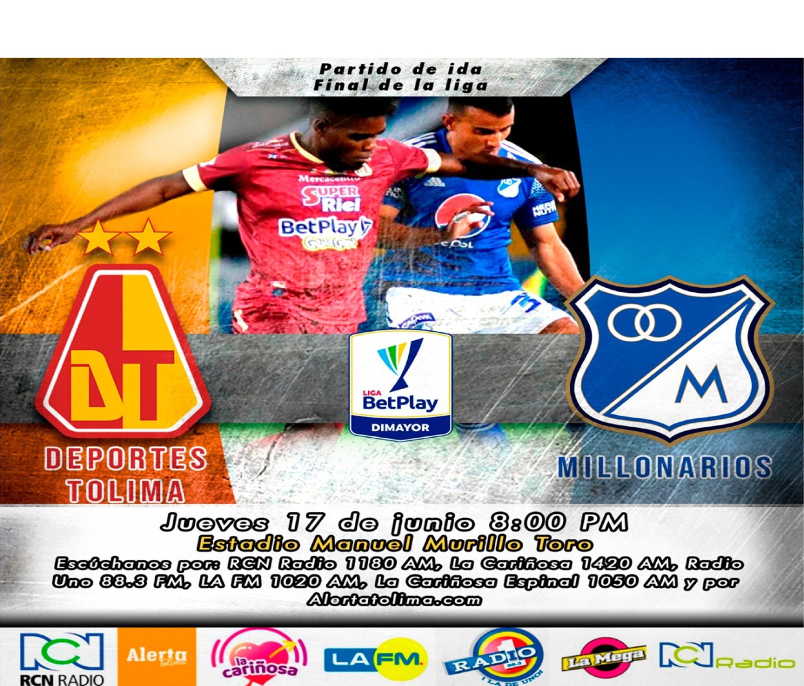 Tolima vs Millonarios