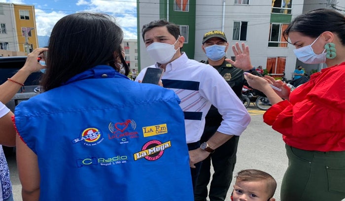 Alcalde Hurtado con La Cariñosa Ibagué