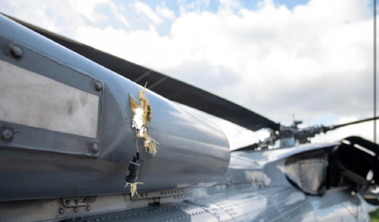 Impactan aeronave del Presidente Duque