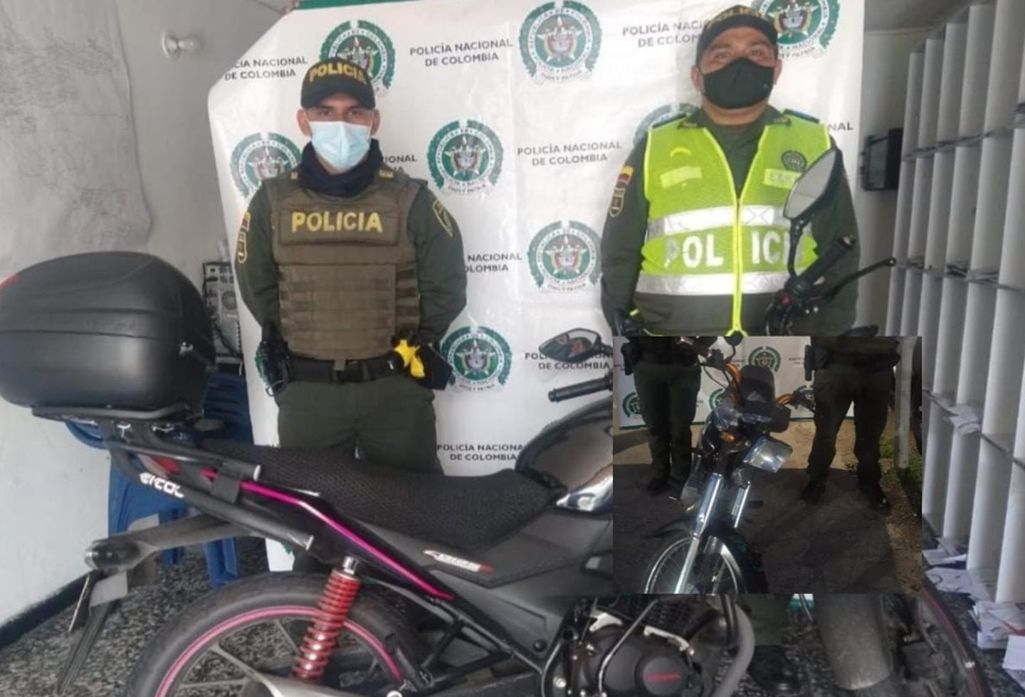 Autoridades recuperaron dos motocicletas que habían sido hurtadas en Ibagué