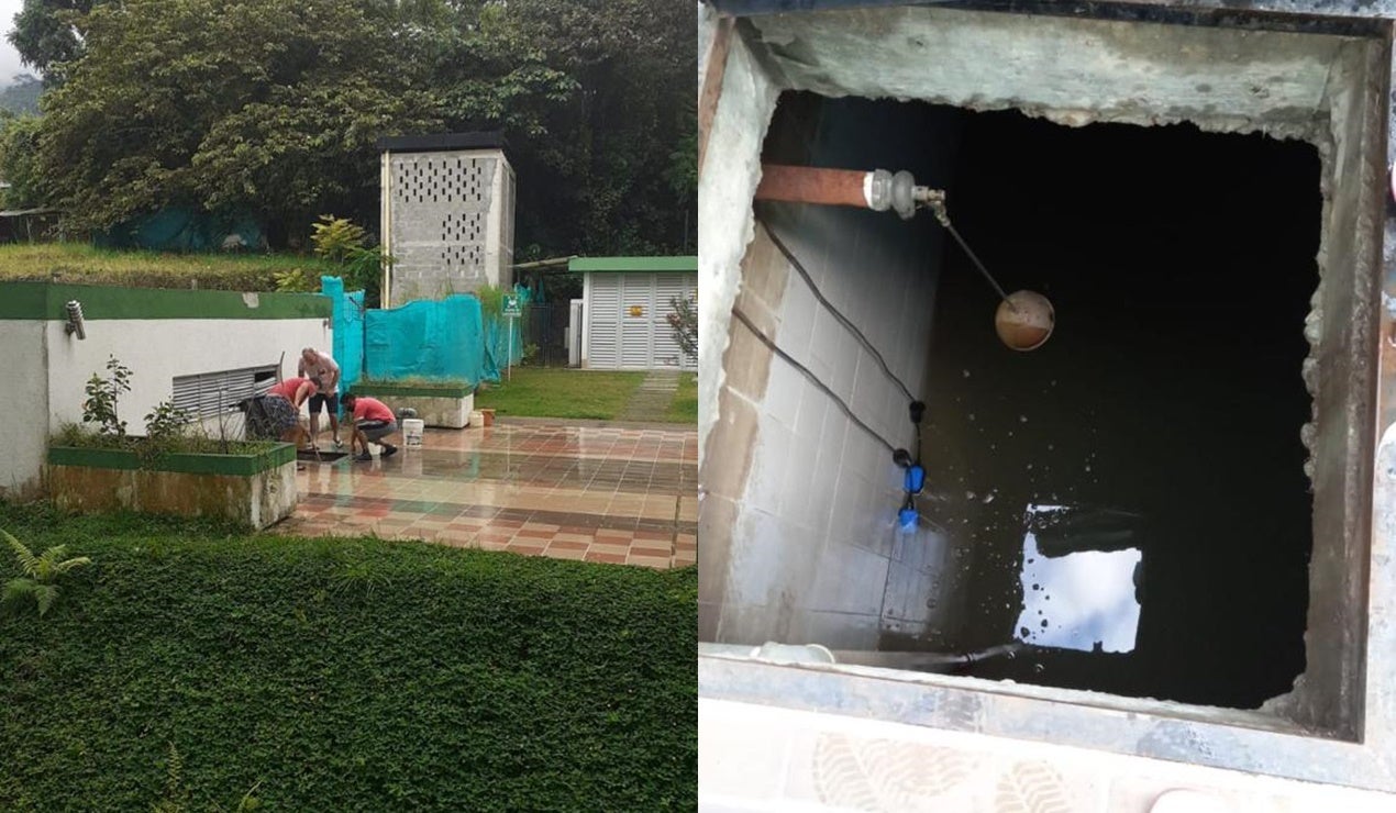 Sin agua el proyecto de Alminar Samoa