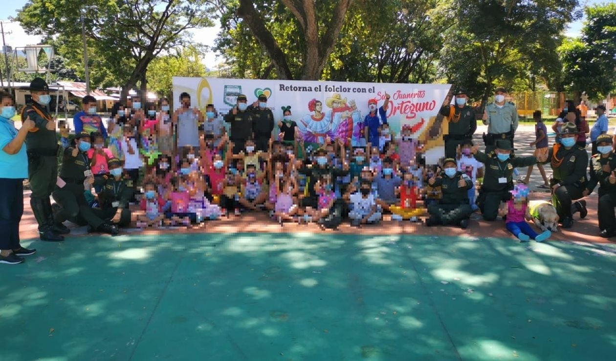 La Policía Tolima llegó con todas sus especialidades a Ortega