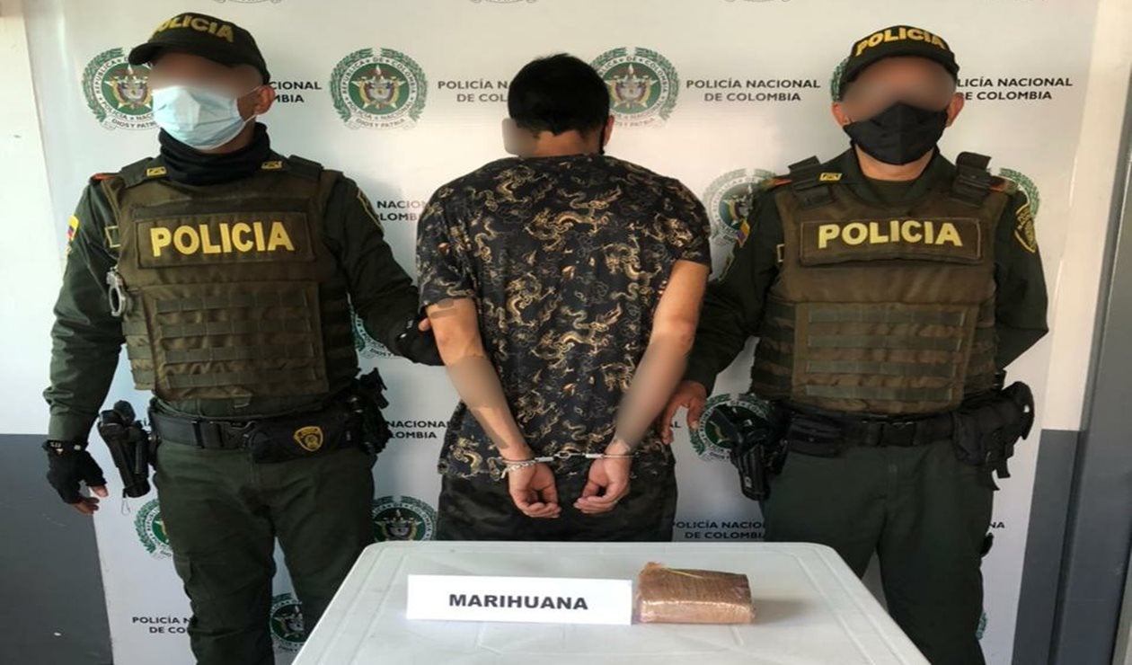 Más de 500 gramos de marihuana fueron incautados por la Policía en Ibagué