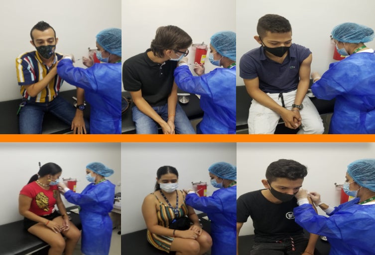 La familia RCN Radio en Neiva se sumó a la vacunación nacional contra el covid-19 4.