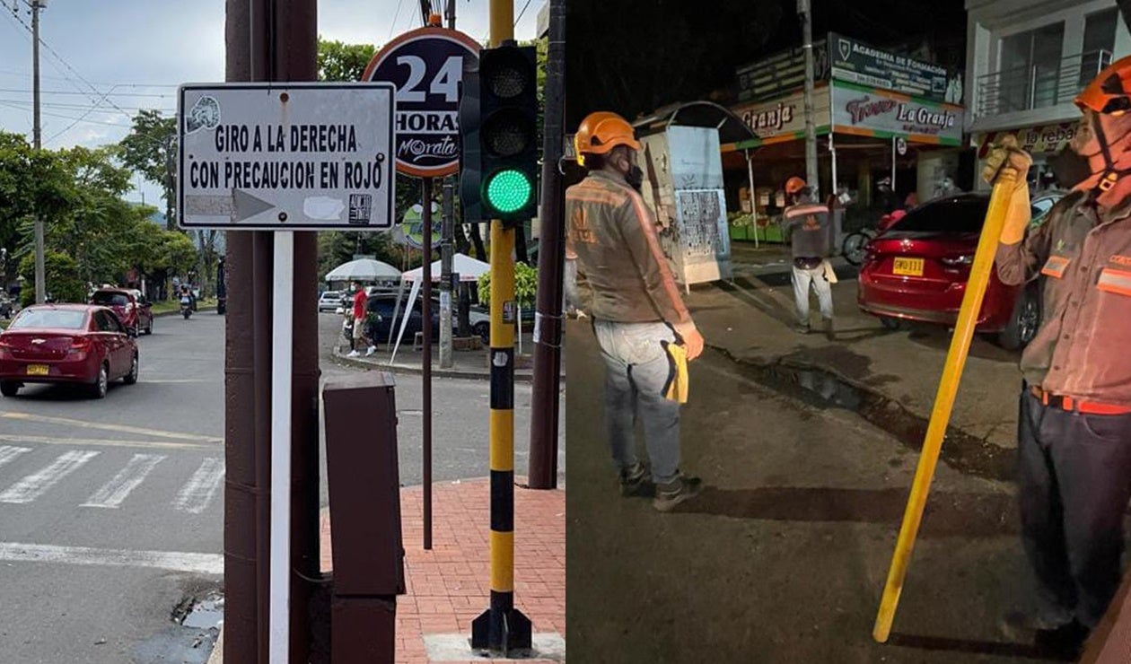Semáforos robados y arreglados en Ibagué