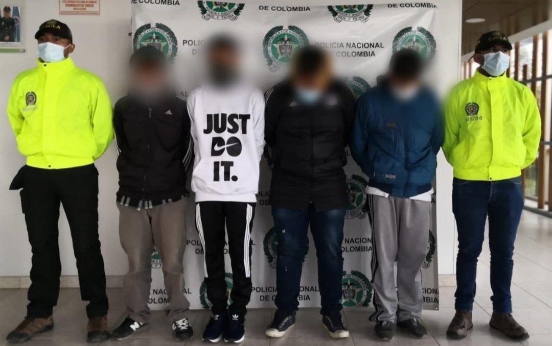 La Policía Nacional capturó a 12 presuntos integrantes de la Primera Línea