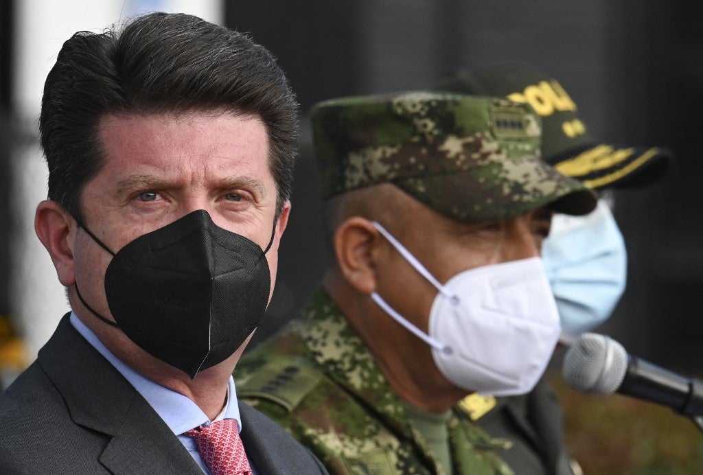 El ministro de Defensa, Diego Molano.