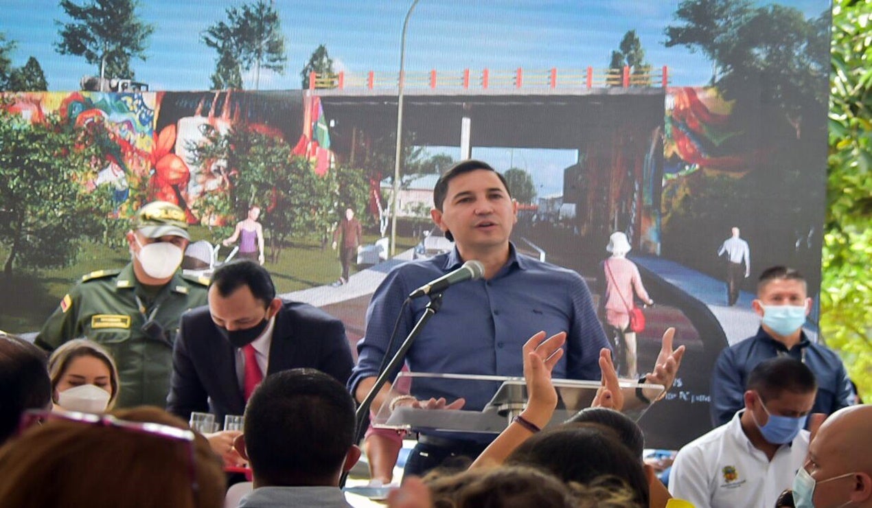 Alcalde de Ibagué, Andrés Fabián Hurtado agosto