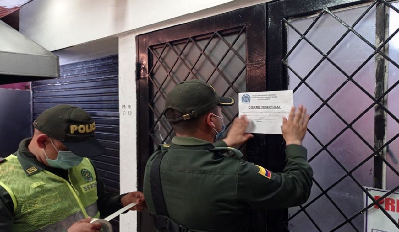 Cierre temporal de restaurantes en Ibagué