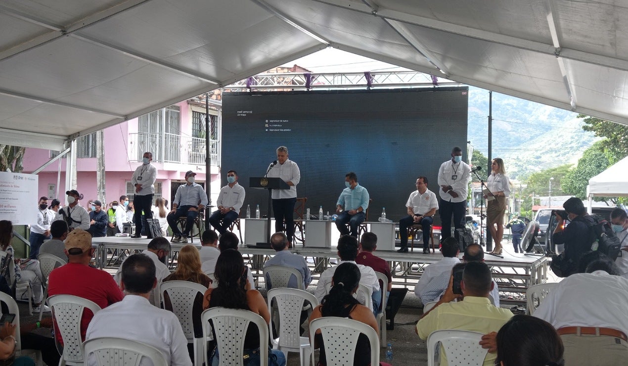 Duque en Ibagué agosto