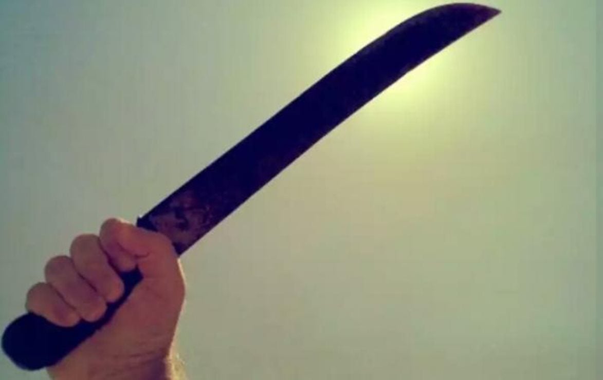 agresion con machete