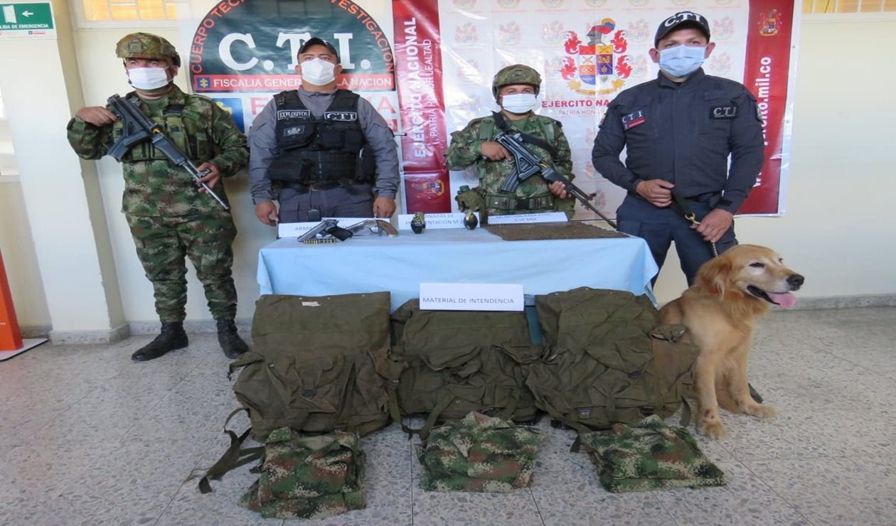 Ubican material de guerra de alias ‘La Negra’ cabecilla de disidencias de las Farc en el Tolima