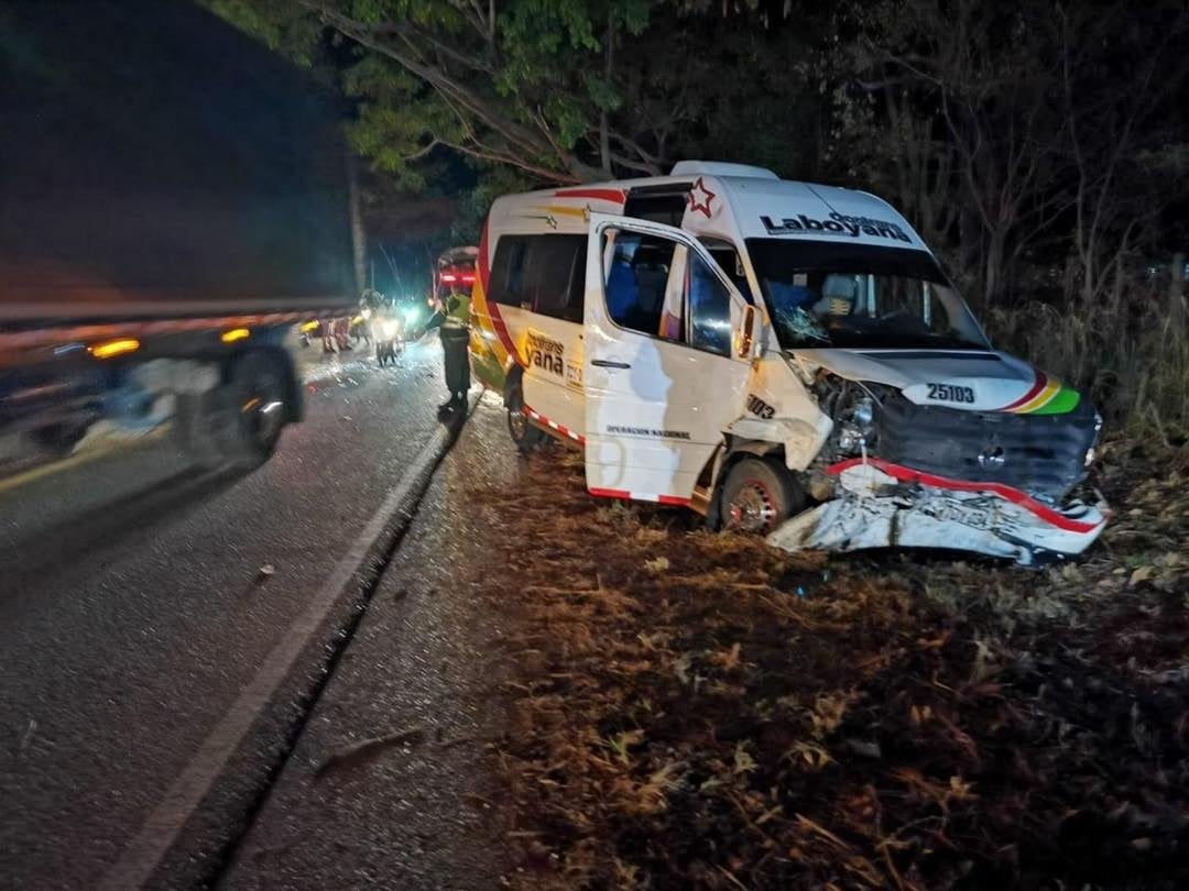Accidente en el cruce de Riverita
