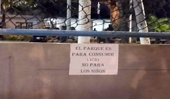 Parque para consumir y no para niños