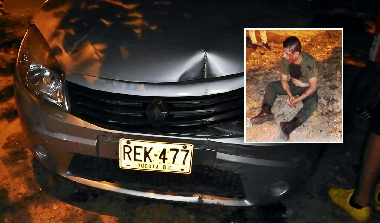 ¡Qué belleza! Policía al parecer ‘Jincho’ generó choque múltiple en la 8ª del Jordán en Ibagué