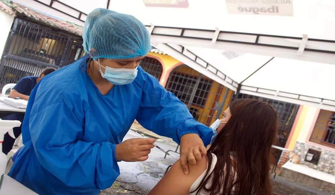 Vacunación en Ibagué
