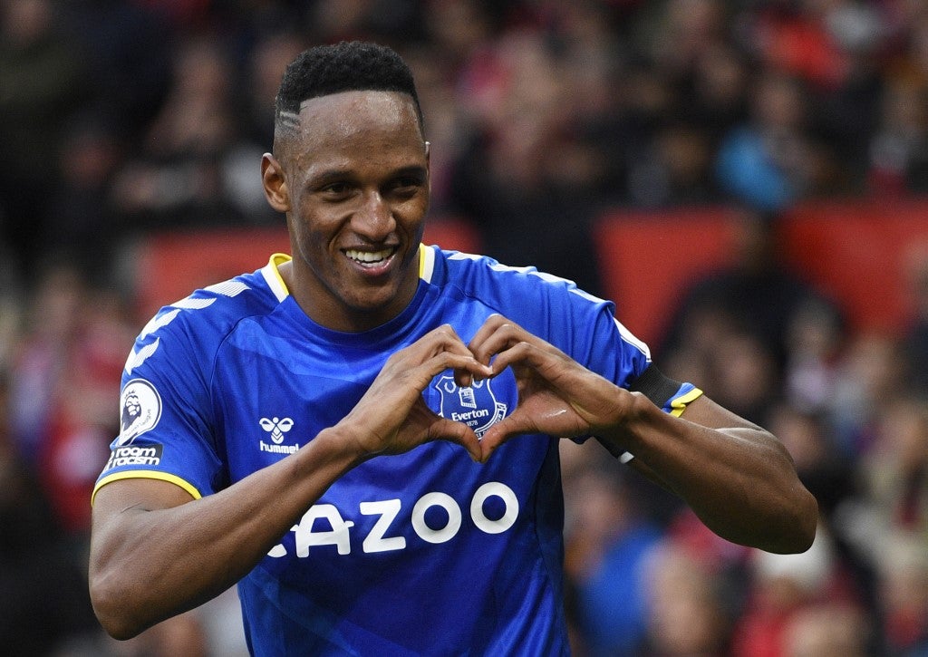 Yerry Mina, Premier League, Manchester United vs Everton