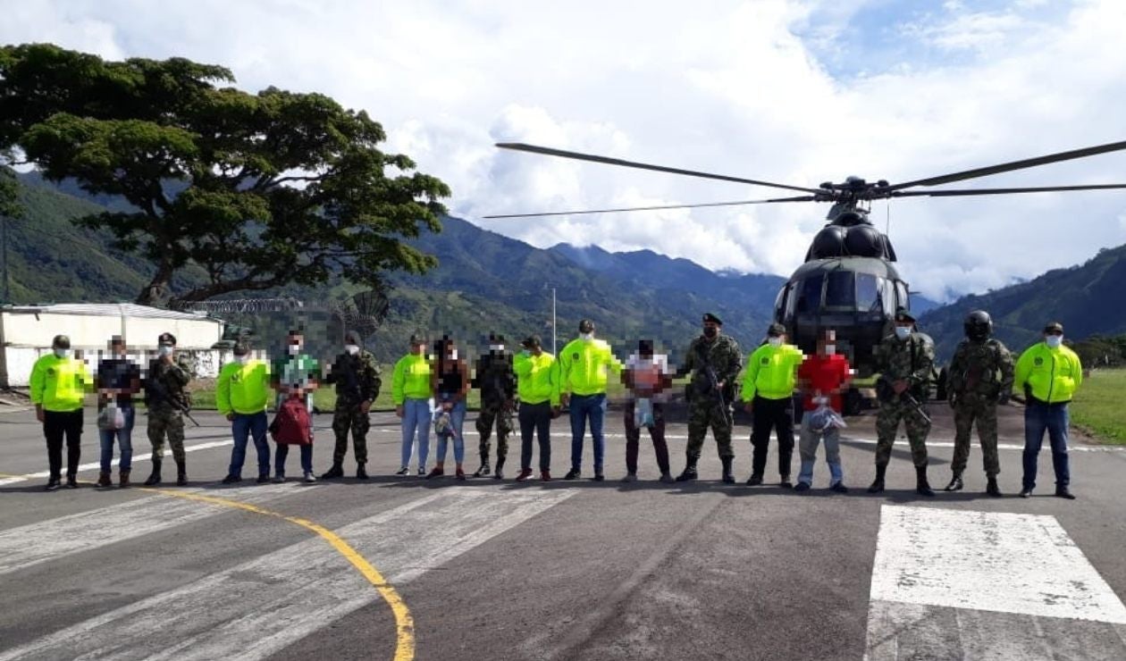 Capturas en Planadas, Tolima.