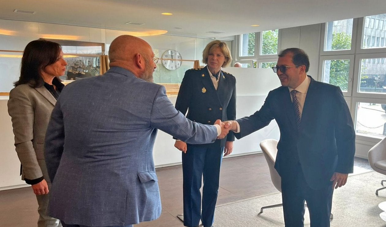 Fiscal general se reunió en Europa con autoridades para fortalecer la lucha contra la criminalidad