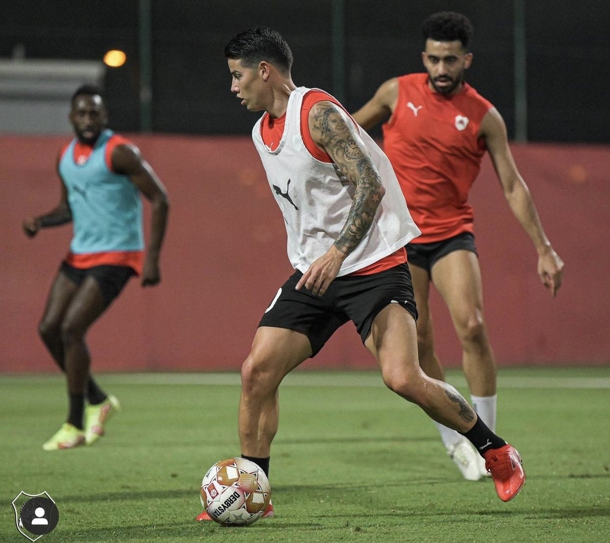 James Rodríguez con el Al-Rayyan