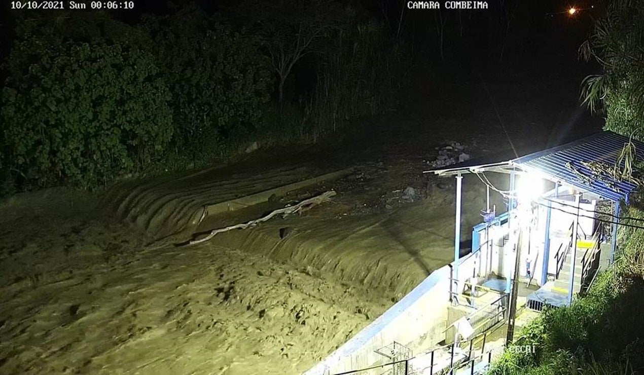 Material de arrastre río Combeima