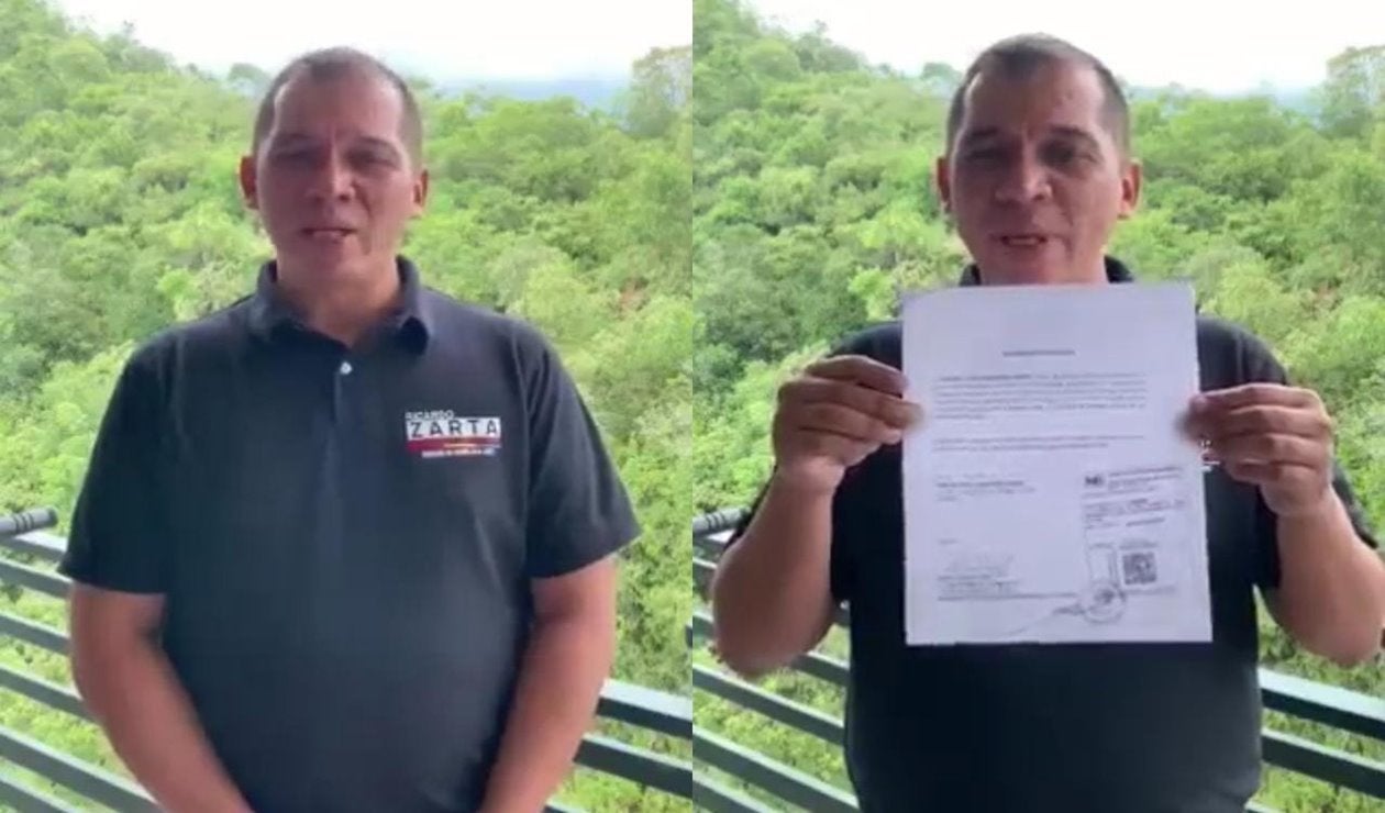 Apareció el concejal Ricardo Zarta, luego de accidente en la 25 con FerrocarrilArremetió contra los medios de comunicación. Dijo que se fue del sitio porque temía por su seguridad. No le hicieron prueba de alcoholemia.