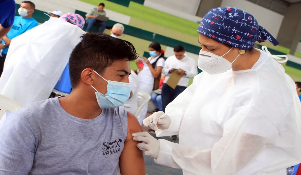 Vacunación Plaza Manuel Murillo Toro de Ibagué