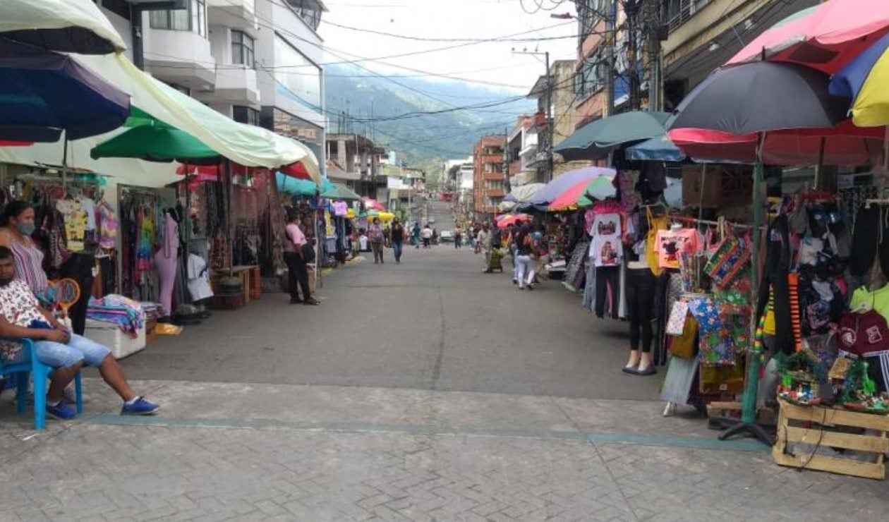 Calle 14 de Ibagué.