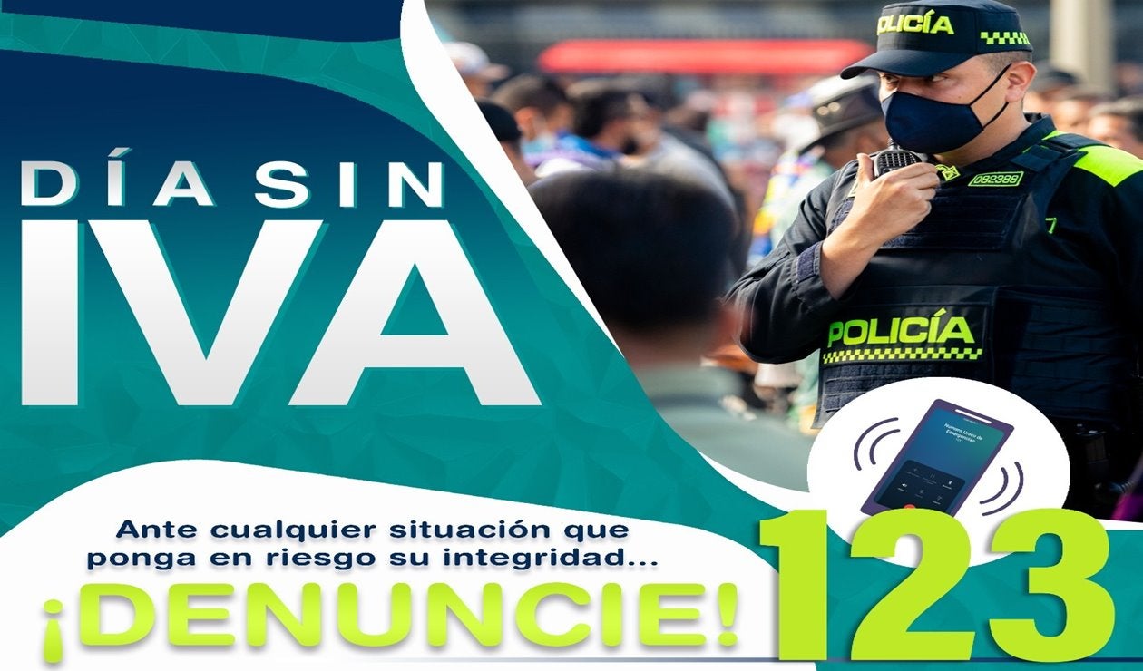 dia sin iva metibPolicía protegerá la seguridad en este segundo día sin IVA