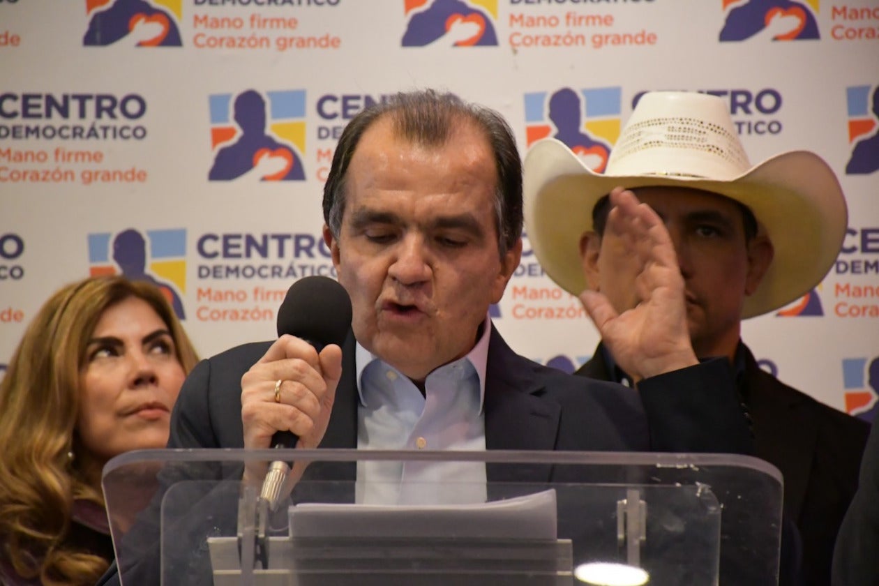 Óscar Iván Zuluaga, candidato del Centro Democrático