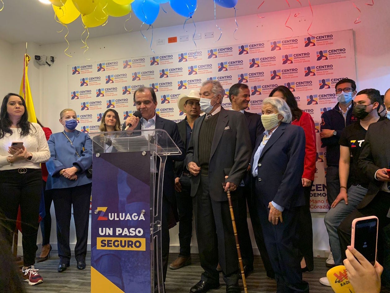 Óscar Iván Zuluaga, candidato presidencial
