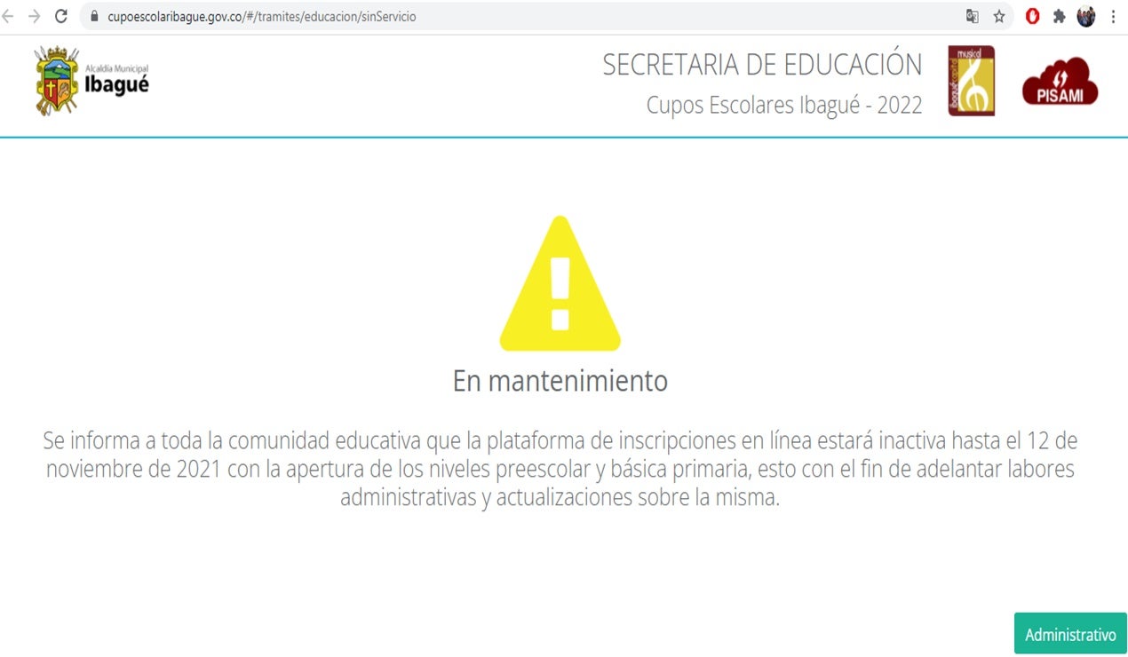 plataforma de cupos escolares