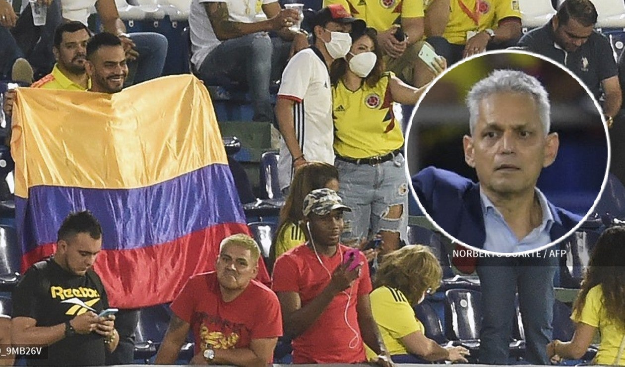 Hinchas Colombia y Reinaldo Rueda
