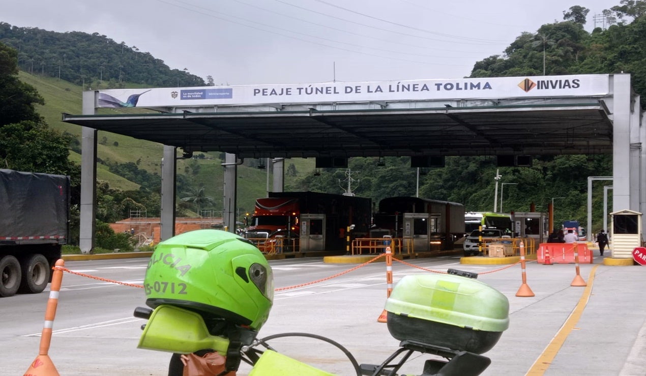 Vía hacia La Línea por el Tolima 2021