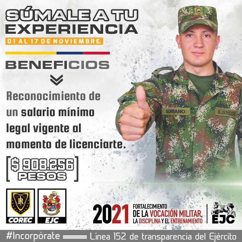 Invitación servicio militar