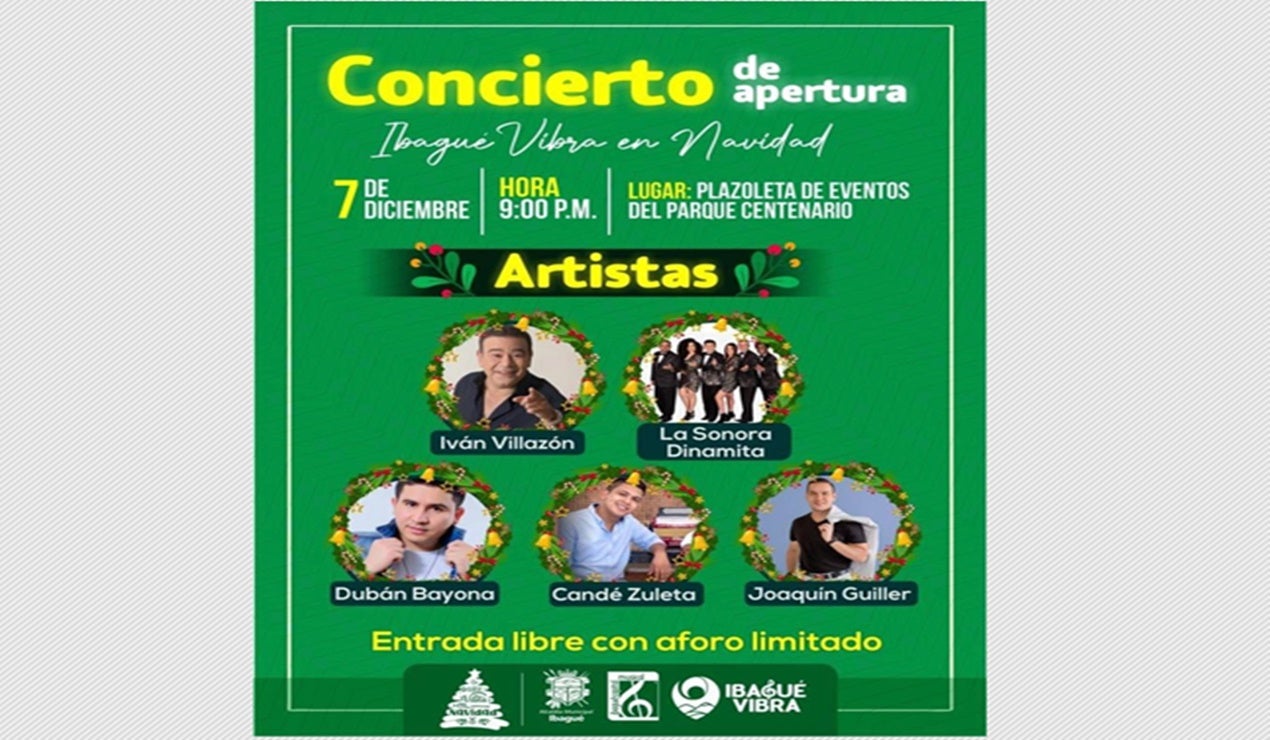 Concierto de Navidad en Ibagué