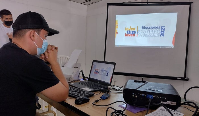 Votación juvenil en Ibagué