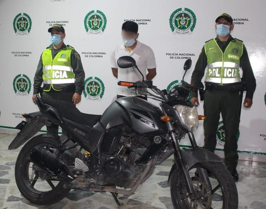 Moto robada en La Miel