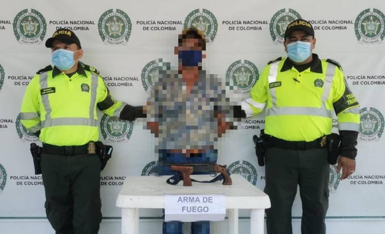 Capturado por portar escopeta sin permiso