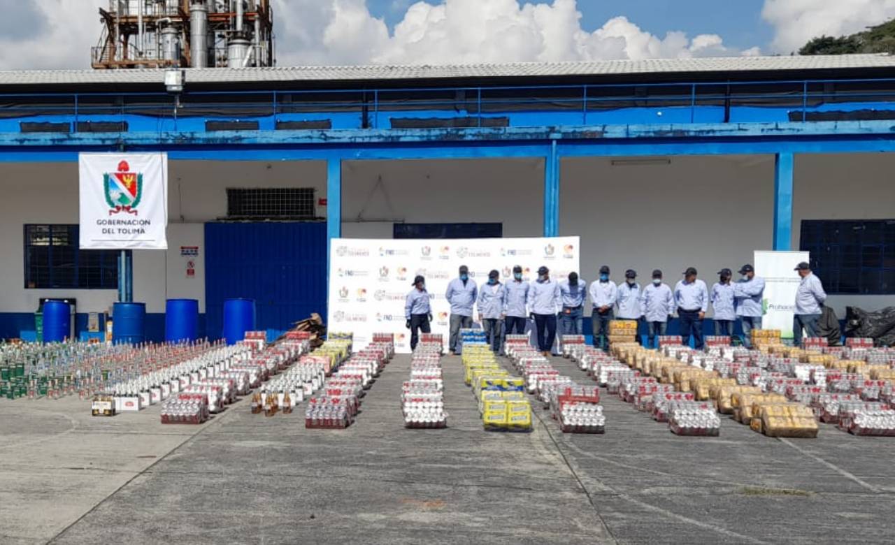 Incautación licor adulterado