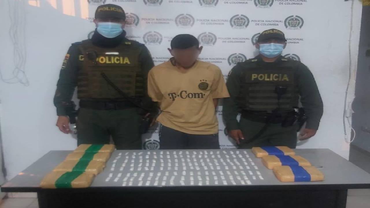 Capturado con estupefacientes