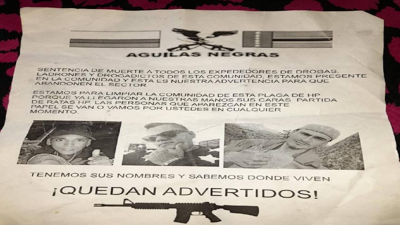 Amenazas Águilas Negras